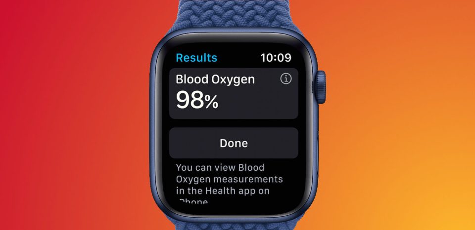 Apple Watch patent infringement | Pulse oximeter feature shown