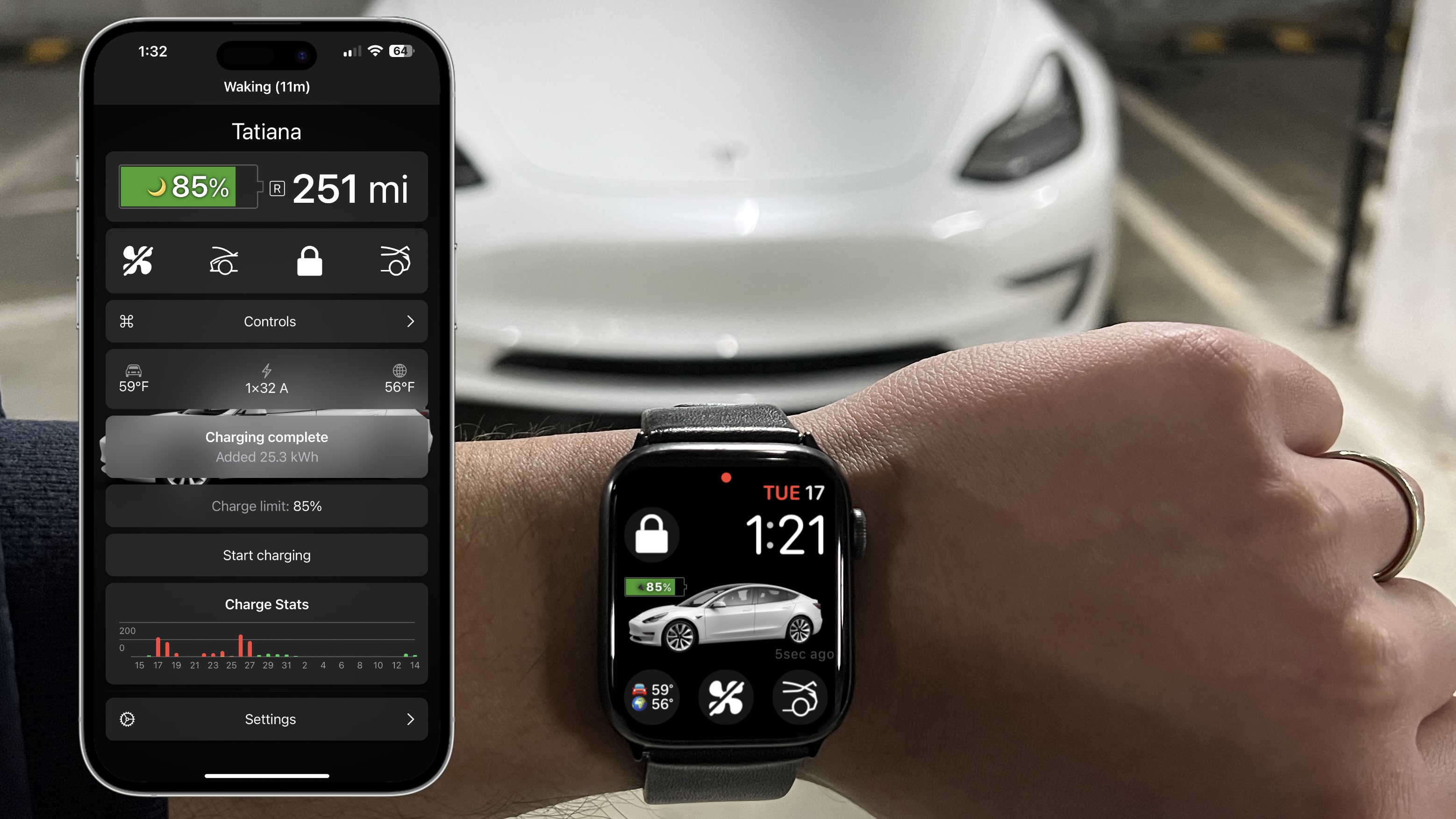Here's how to control a Tesla with your Apple Watch - CNET