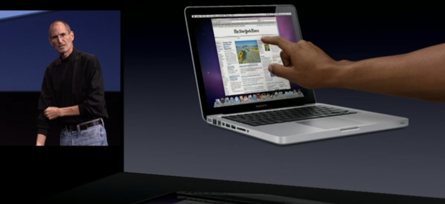 Poll: Would you be willing to buy a touchscreen Mac?