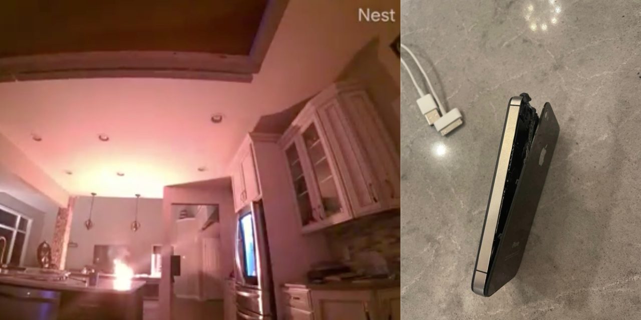 Watch an iPhone 4 catch on fire while charging overnight [Video]