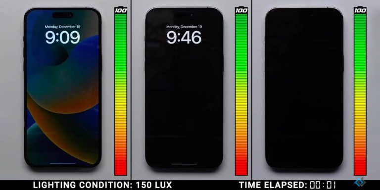 iPhone always-on battery drain