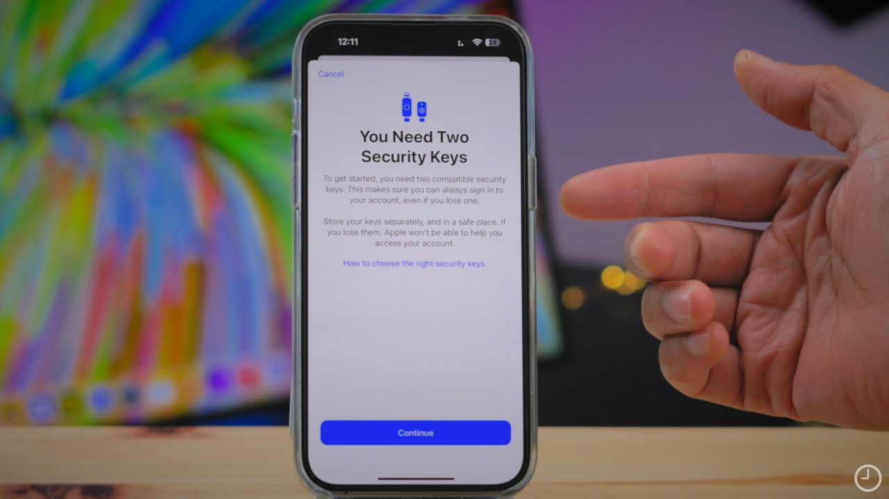 Here are the security keys Apple recommends for iPhone, iPad, and Mac