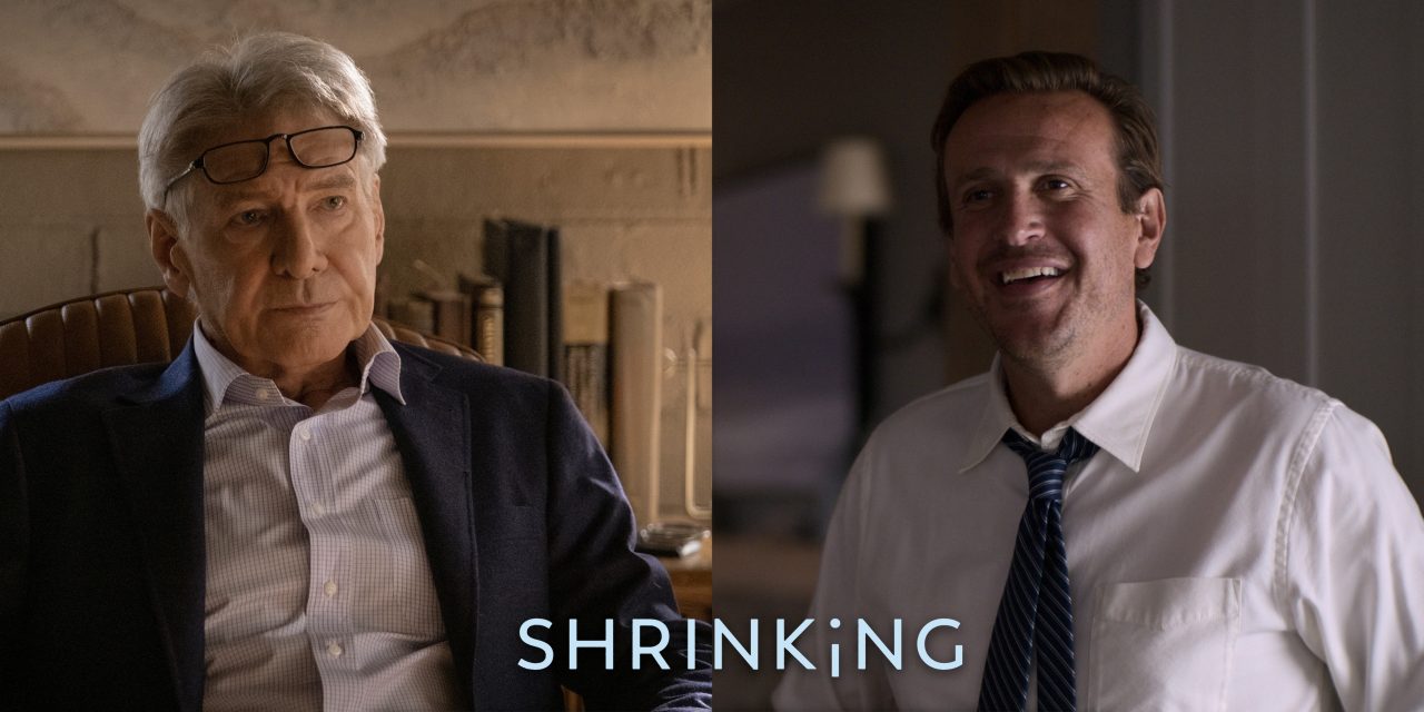 photo of Jason Segel and Harrison Ford star in Shrinking, now streaming on Apple TV+ image