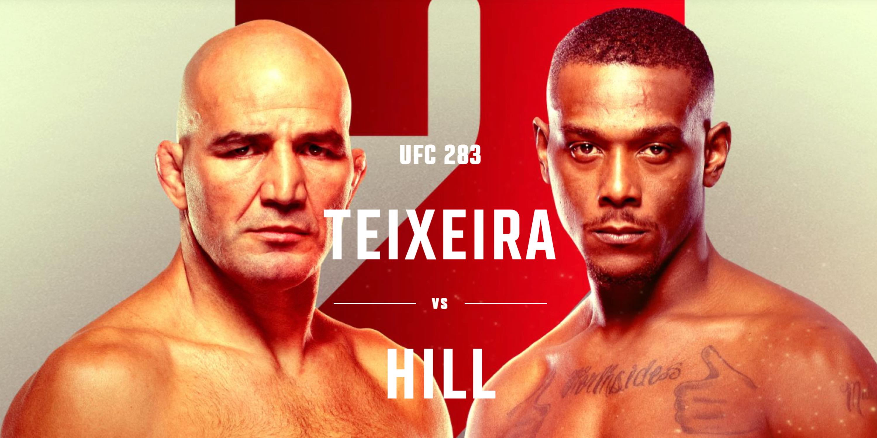 How to watch UFC 283 Teixeira vs Hill