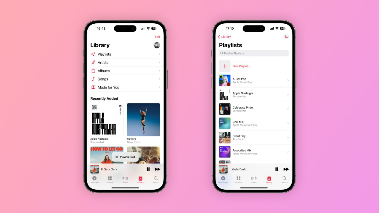 iOS 16.4 brings interface tweaks to Apple Music