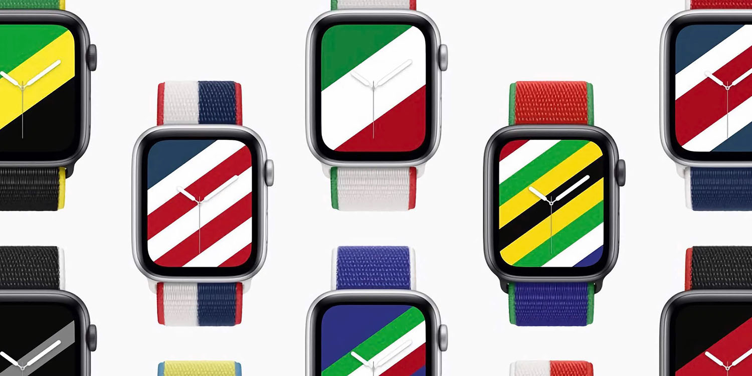 Apple Watch band color changed by an app, in Apple patent