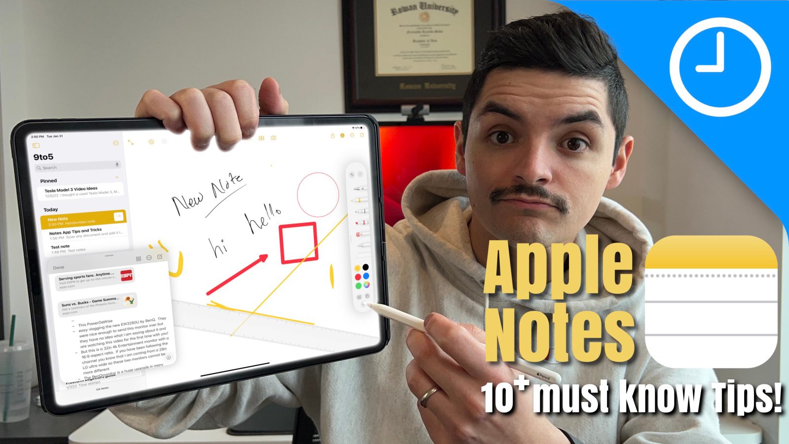 How to take notes on your iPad with an Apple Pencil -- 3 very simple ways