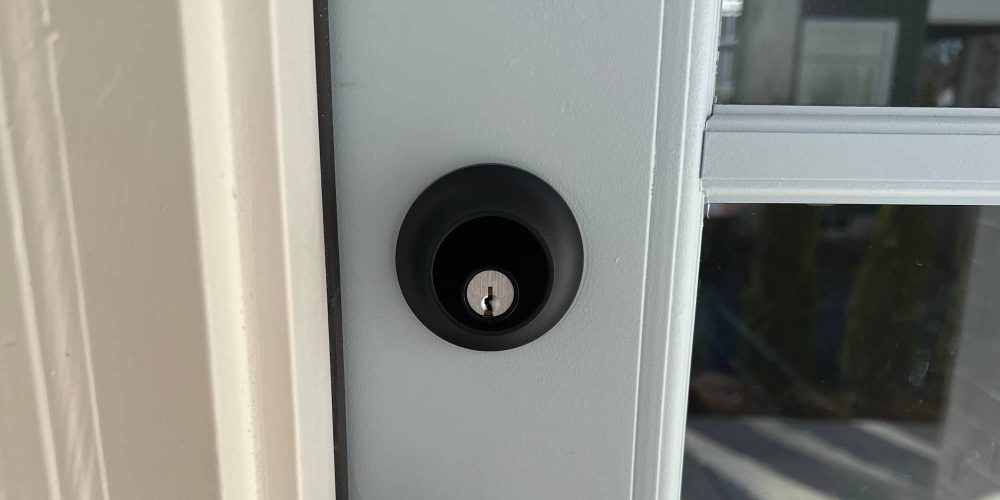 Outside of the smart lock