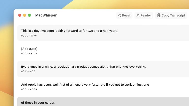 MacWhisper is a macOS app that uses OpenAI to transcribe audio files into text