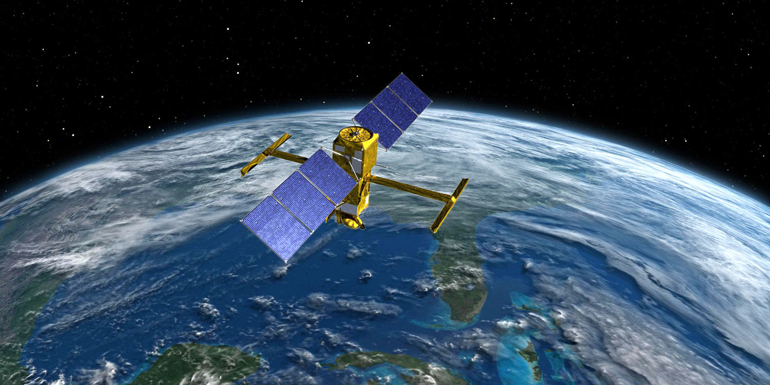 Samsung satellite comms | Satellite shown in orbit