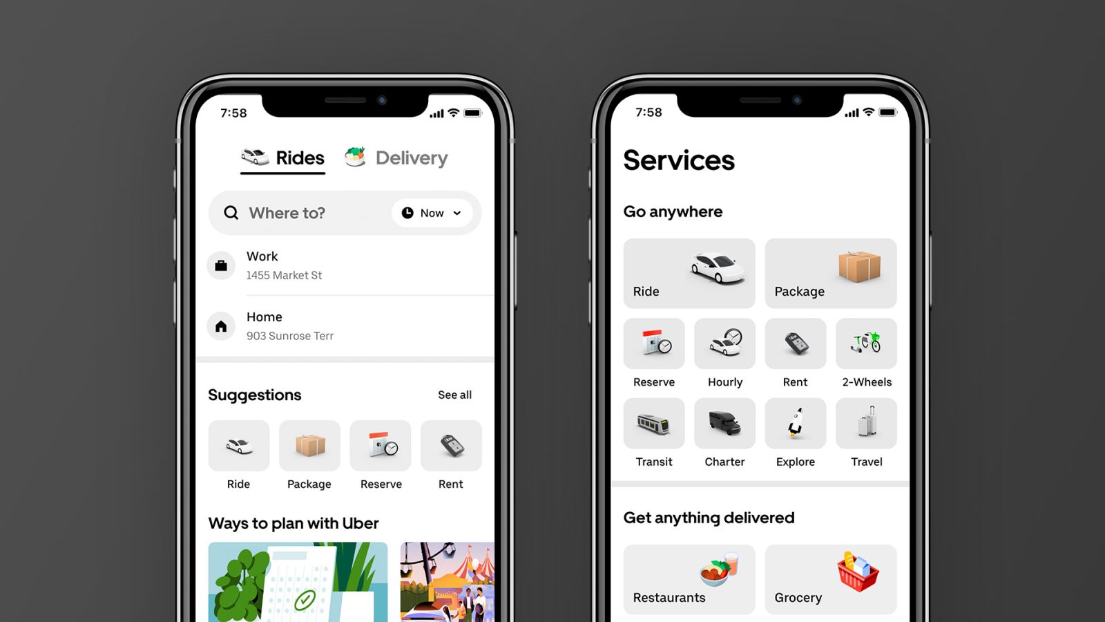 Uber gets simplified home screen and Live Activities on iPhone
