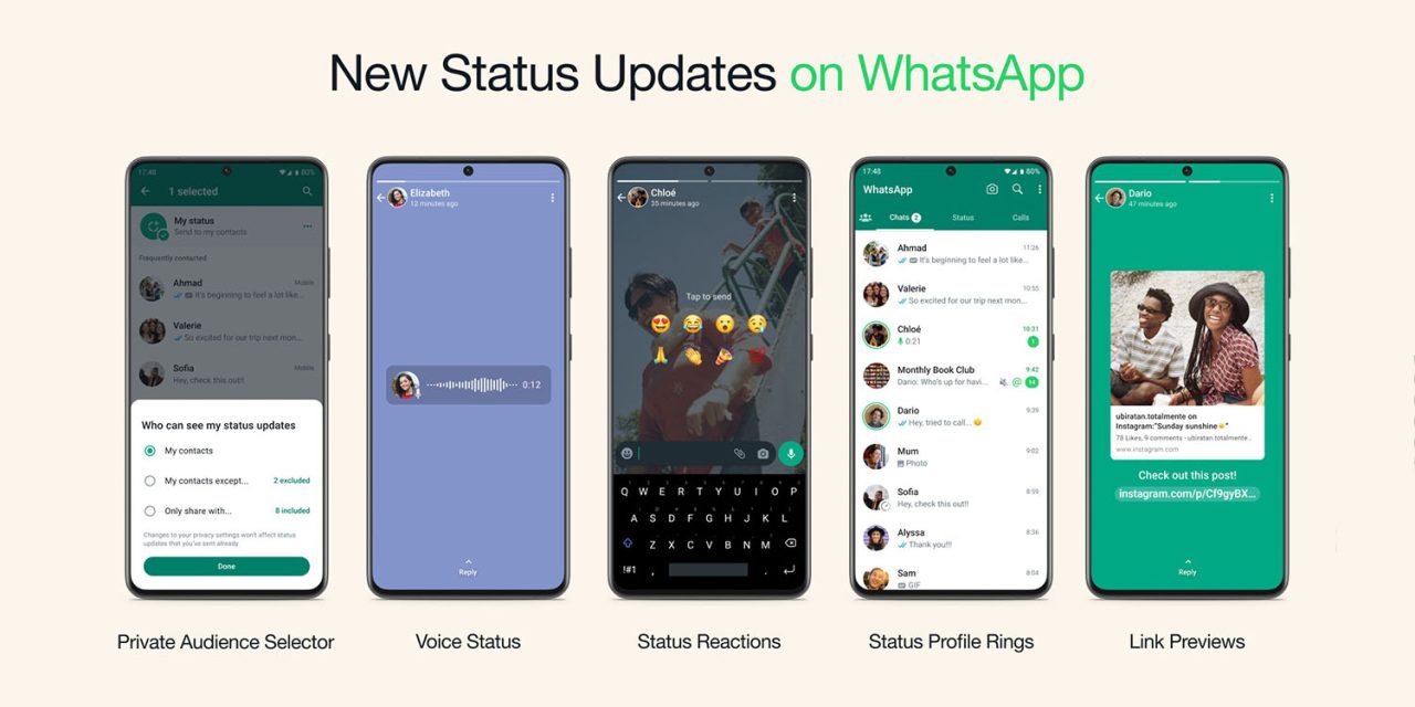 photo of WhatsApp status updates include the #1 requested feature image