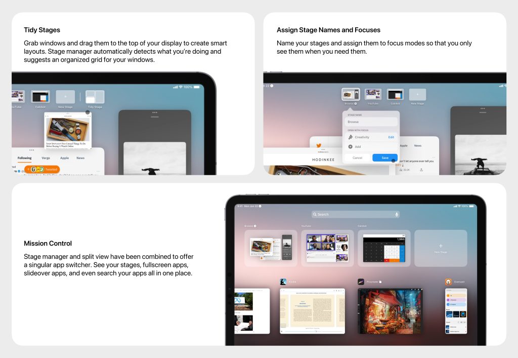 This concept visualizes what iPadOS 17 could look like