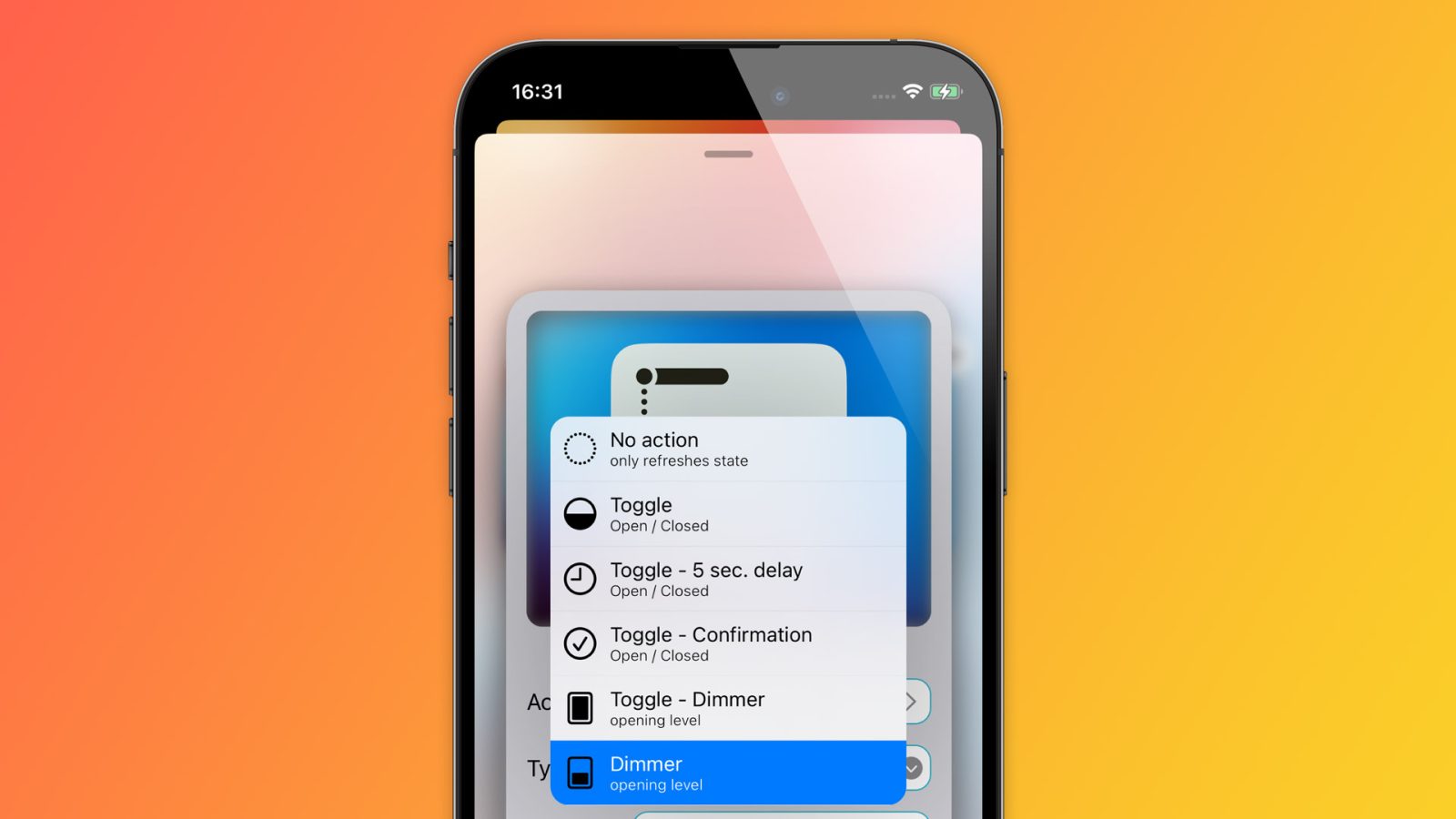 Home Widget for HomeKit updated with new shortcuts and dimming action for roller shutters