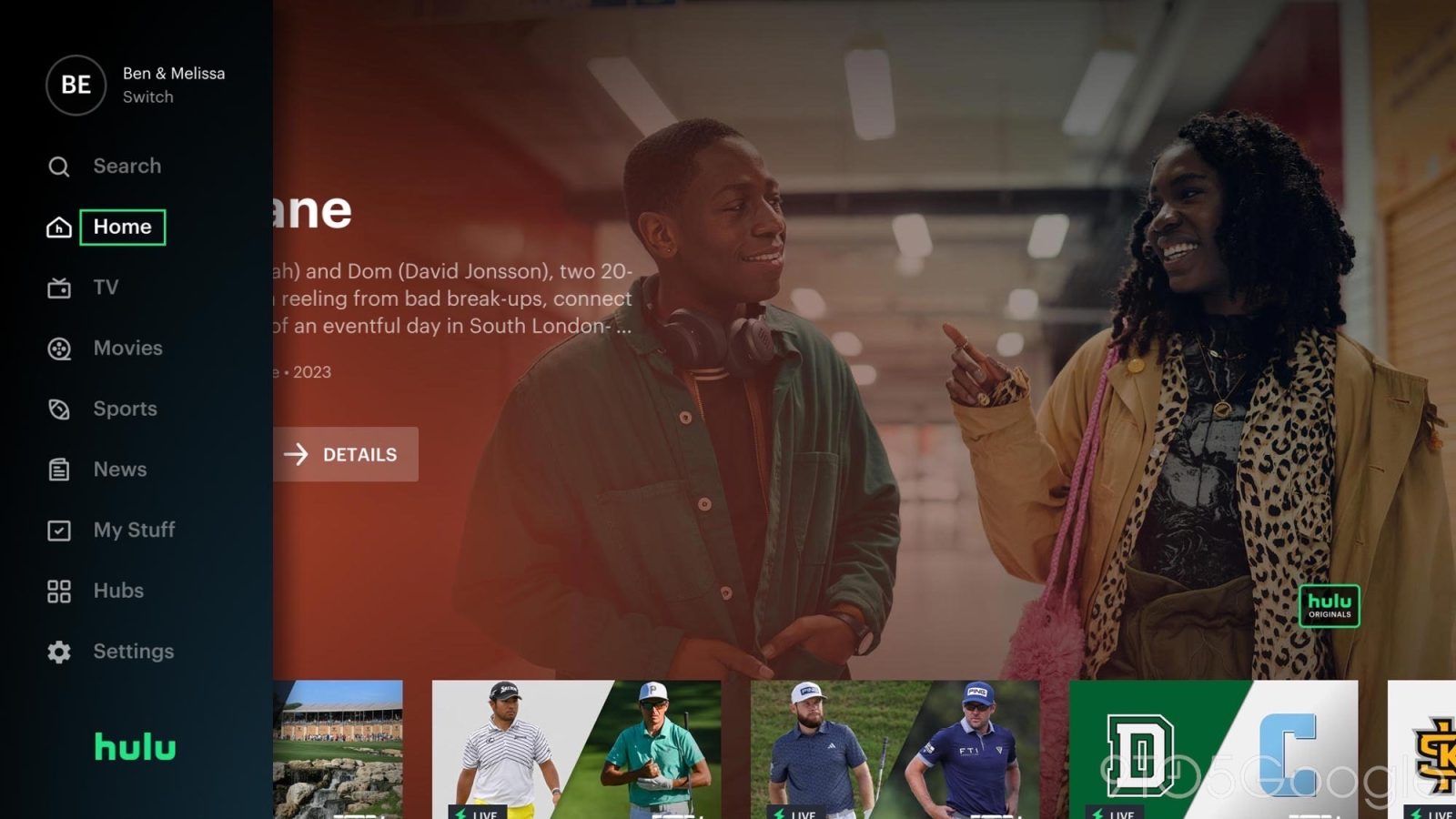 photo of Hulu for Apple TV gets revamped navigation with new sidebar image