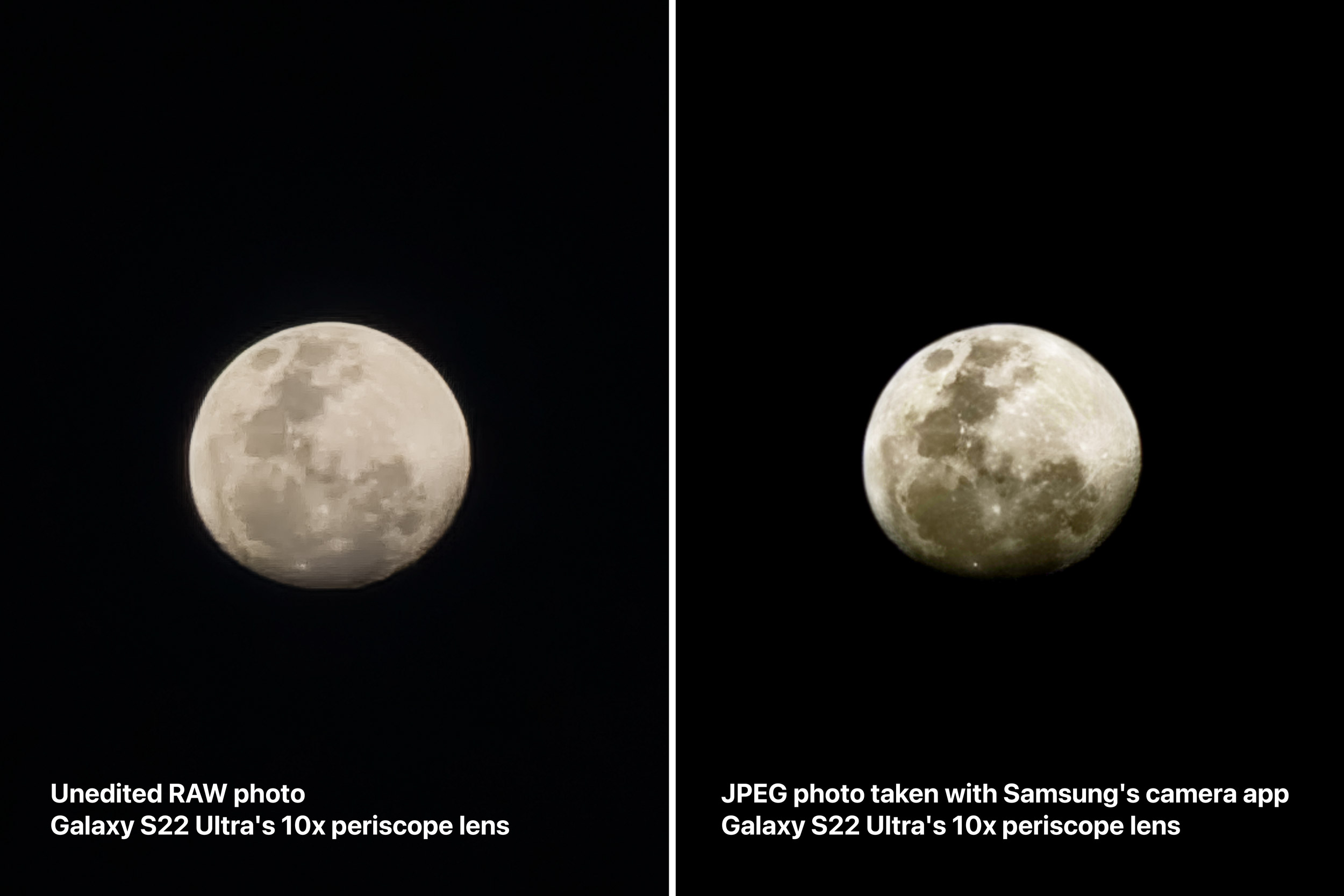 Are the moon photos taken with the Galaxy S23 Ultra fake?