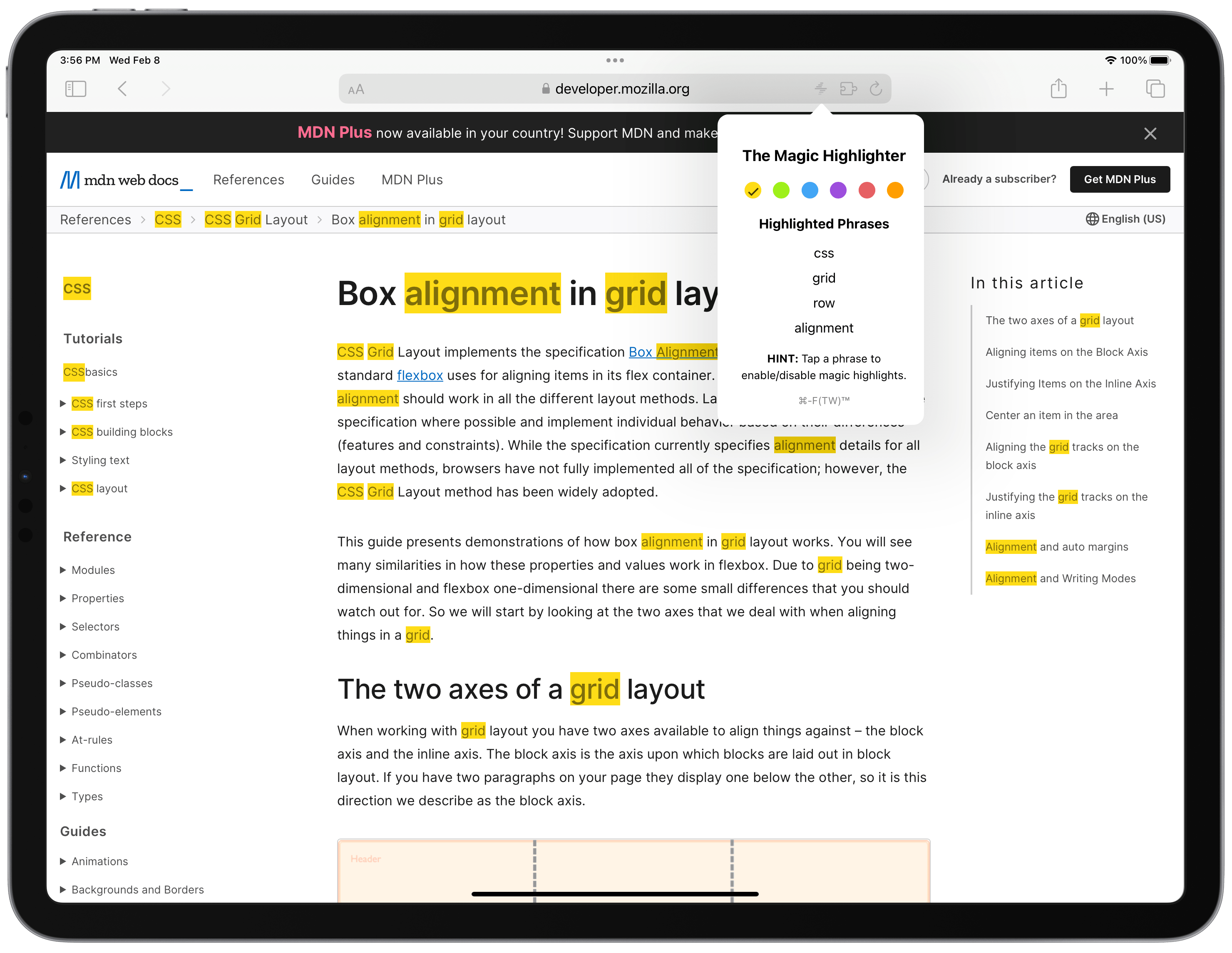 Magic Highlighter te ayuda a encontrar las palabras que buscas en las páginas web