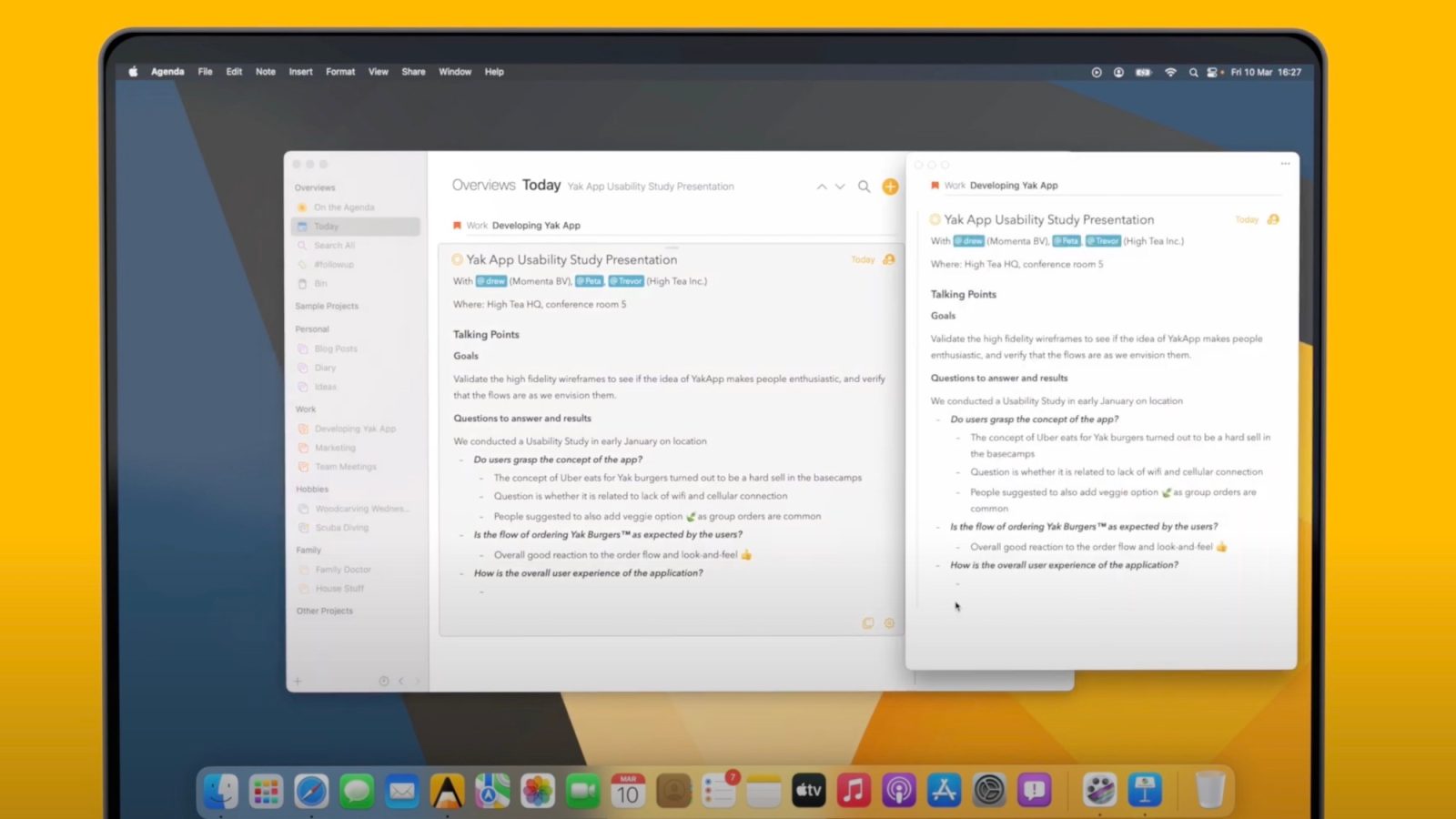 Agenda note-taking app adds multiwindow support, new lifetime purchase option, more