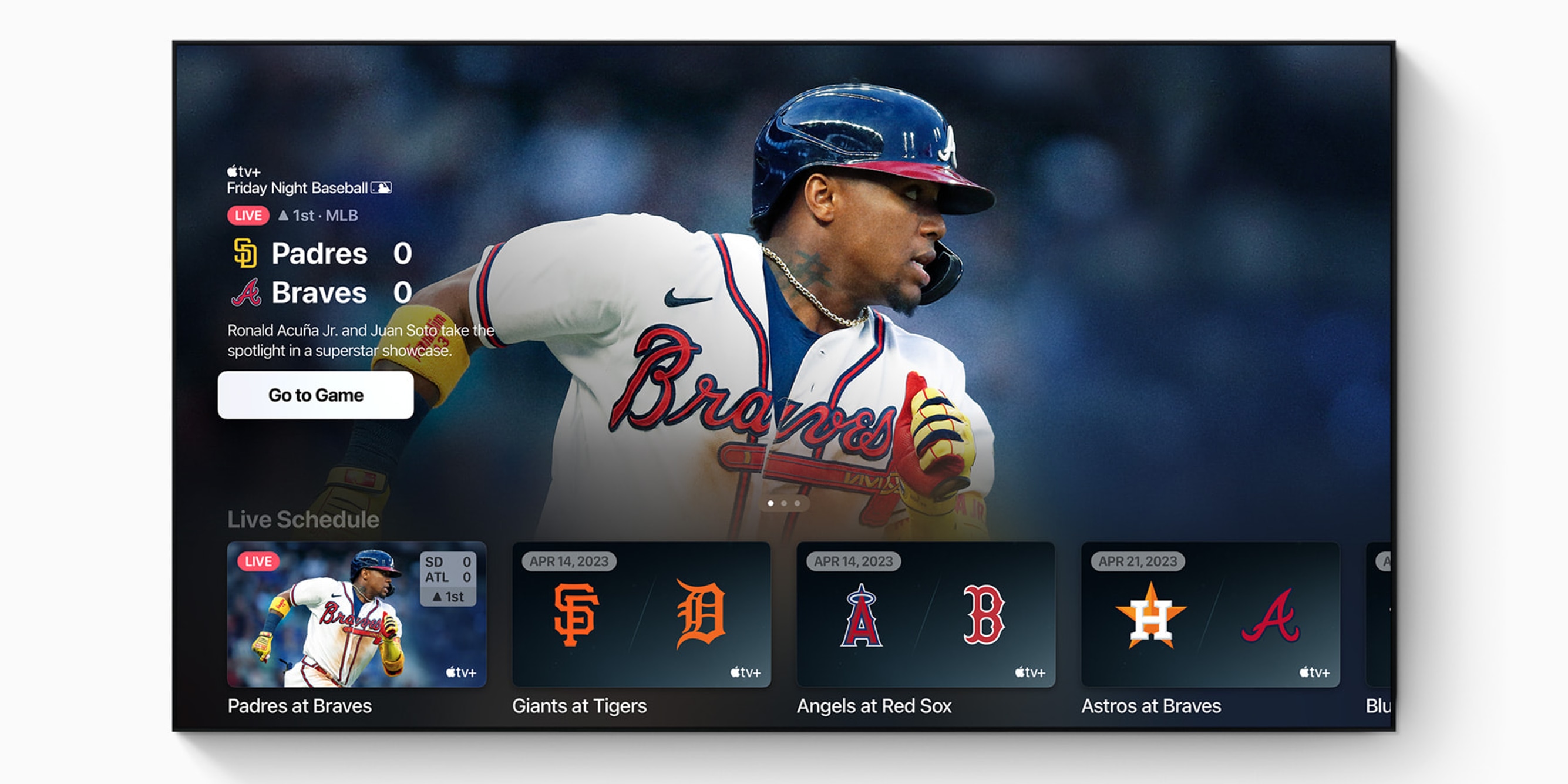 Heres the August schedule for Friday Night Baseball on Apple TV+