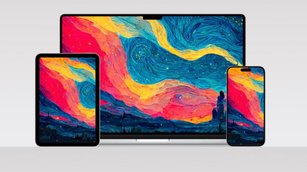 Big Starry Wallpapers On iPhone Mac