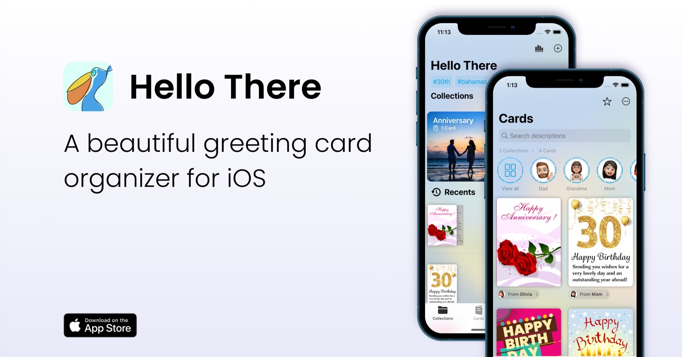 Hello There Greeting Card for iOS