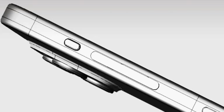 iPhone 15 Action button | Render of Pro model