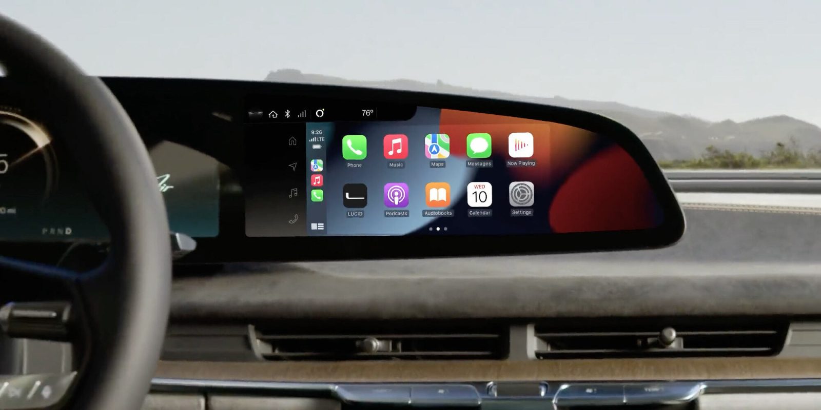 Tesla competitor Lucid Air luxury EV gets wireless Apple CarPlay and Android Auto