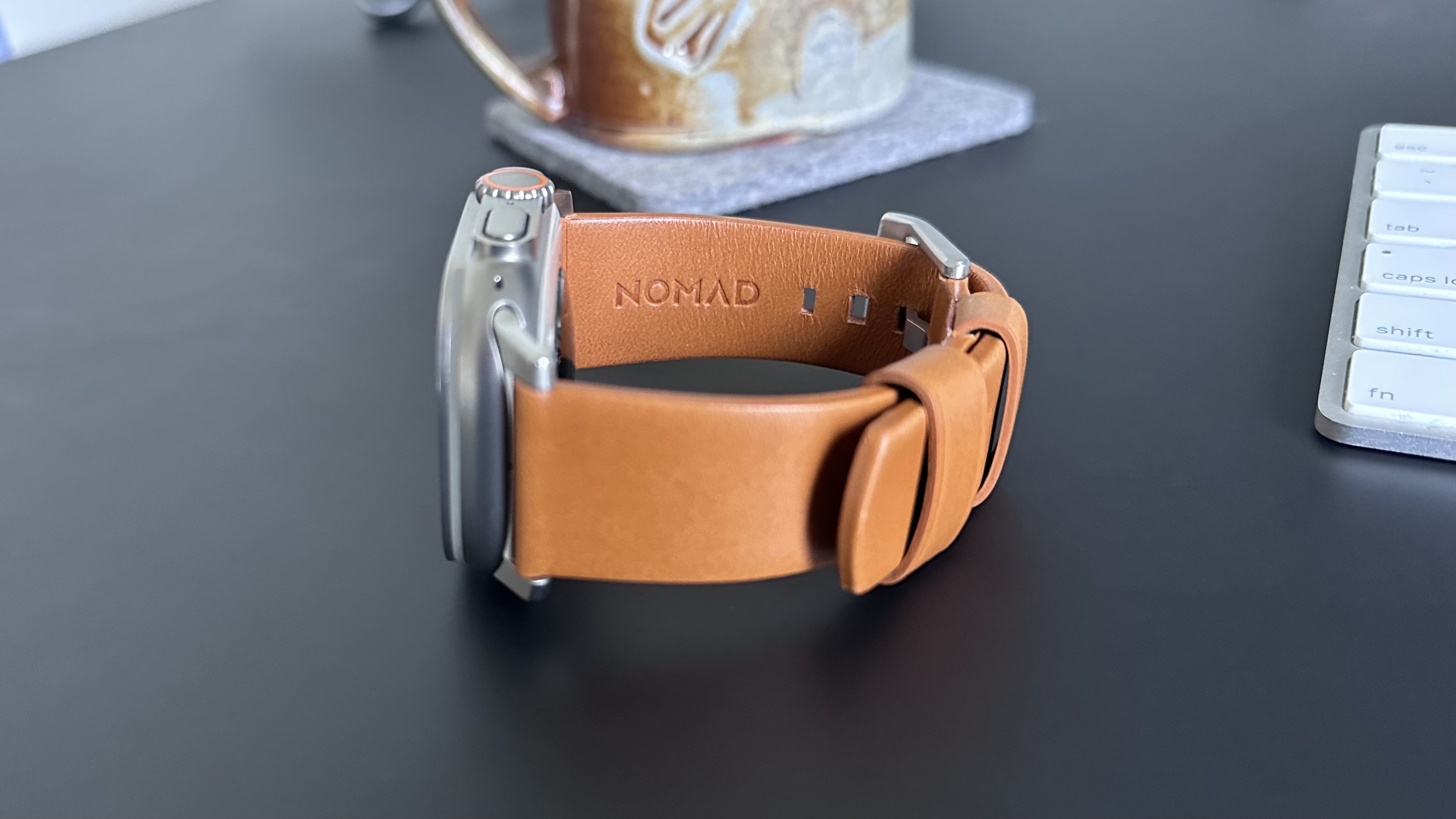 Nomad Modern Band Apple Watch up close