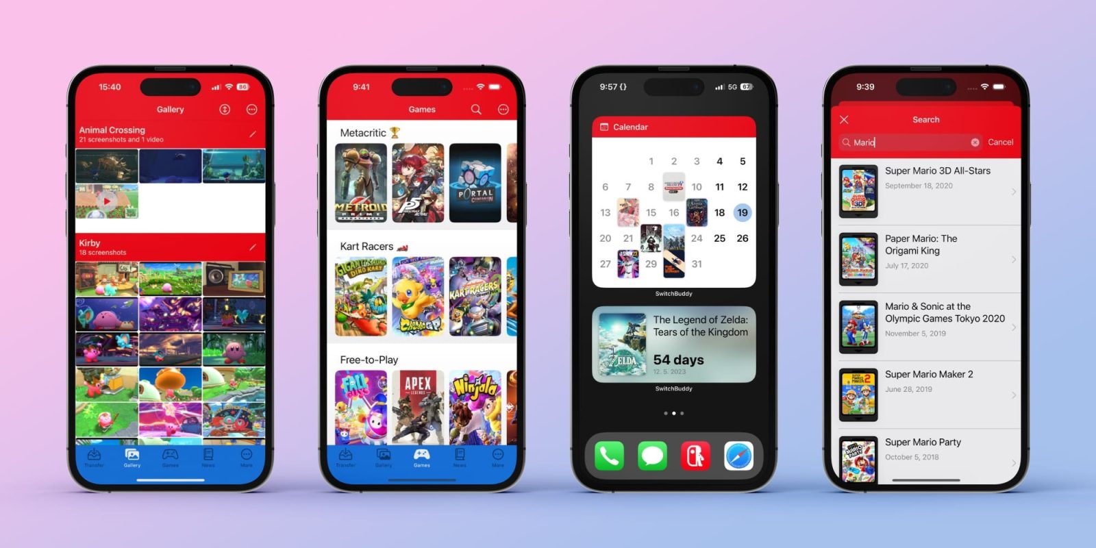 SwitchBuddy for iOS updated with complete game database, customizable gallery, more