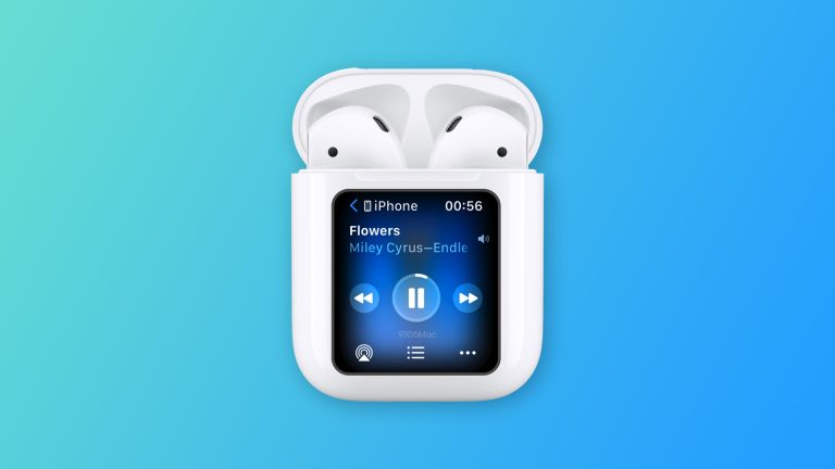 Apple patents new AirPods case with interactive display