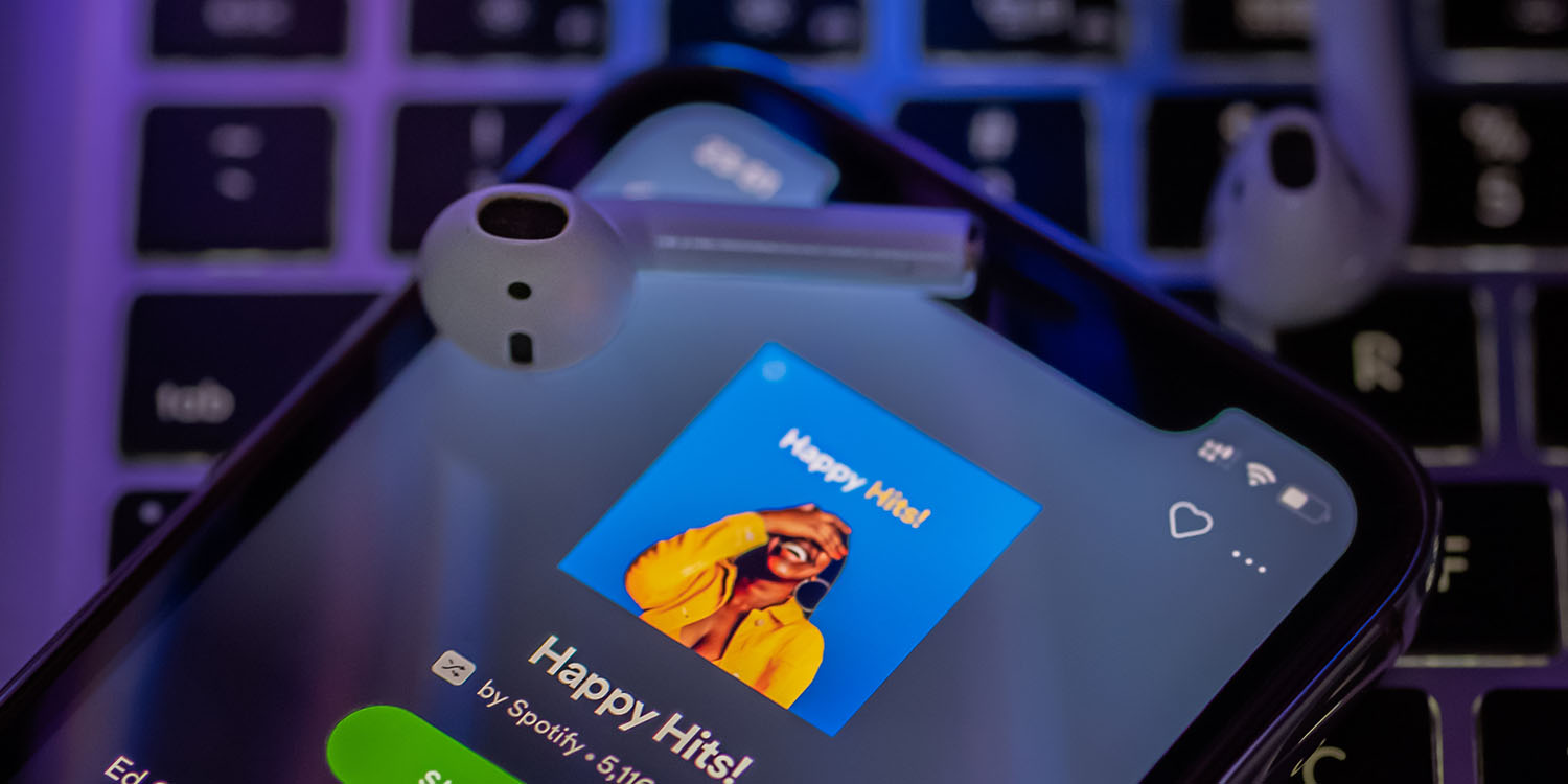 Spotify paid subscriptions | Spotify app on iPhone with AirPods and Mac