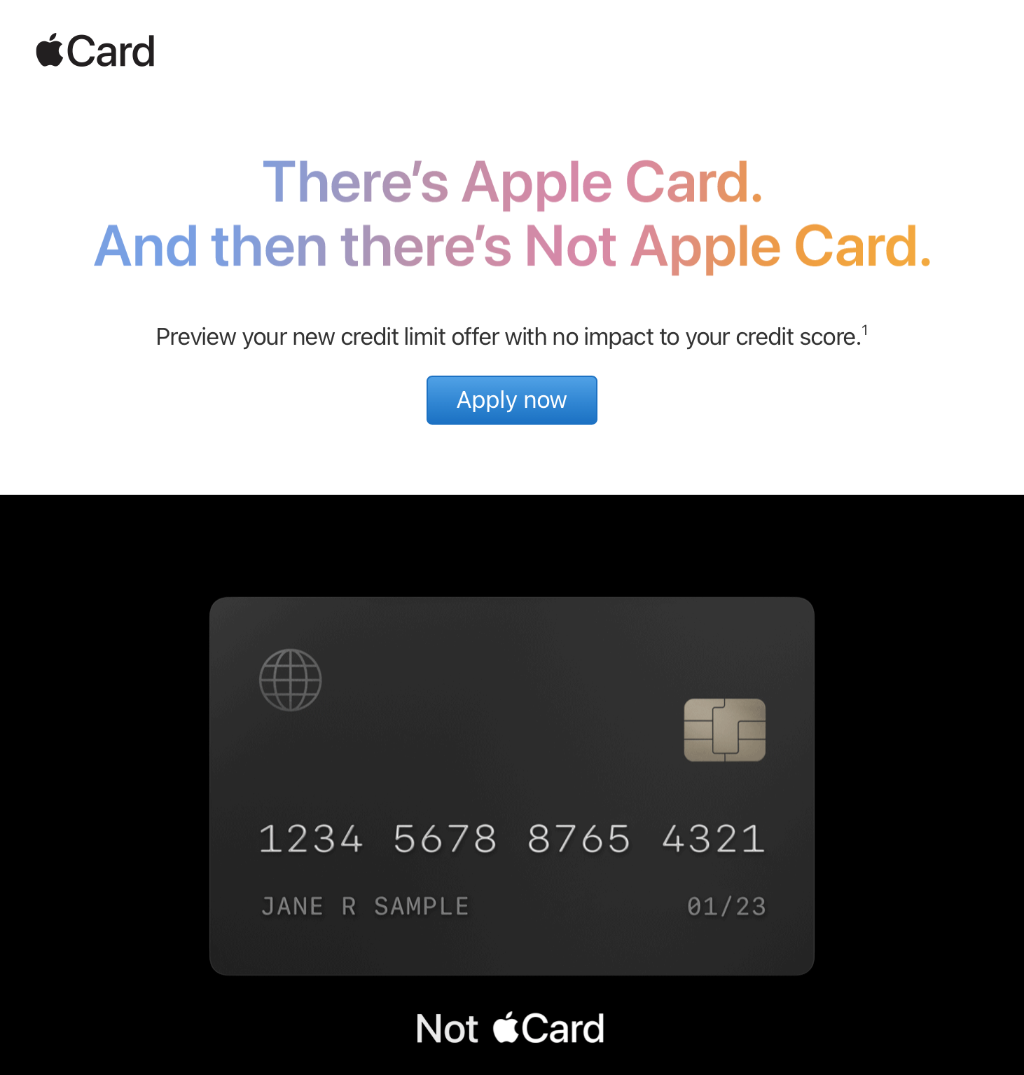 Apple Card trying to entice customers with credit limit preview offer