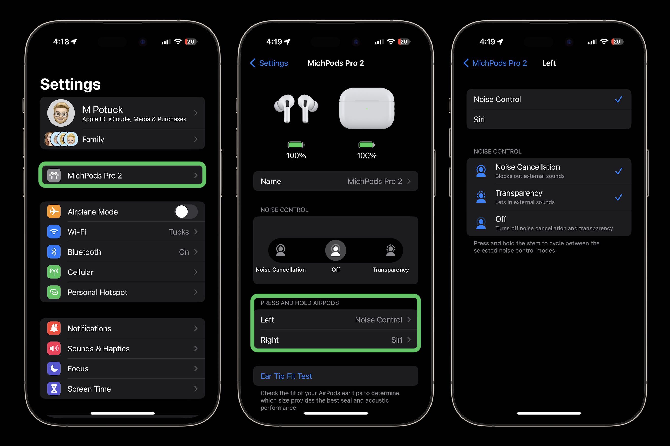 Setting of airpods new arrivals