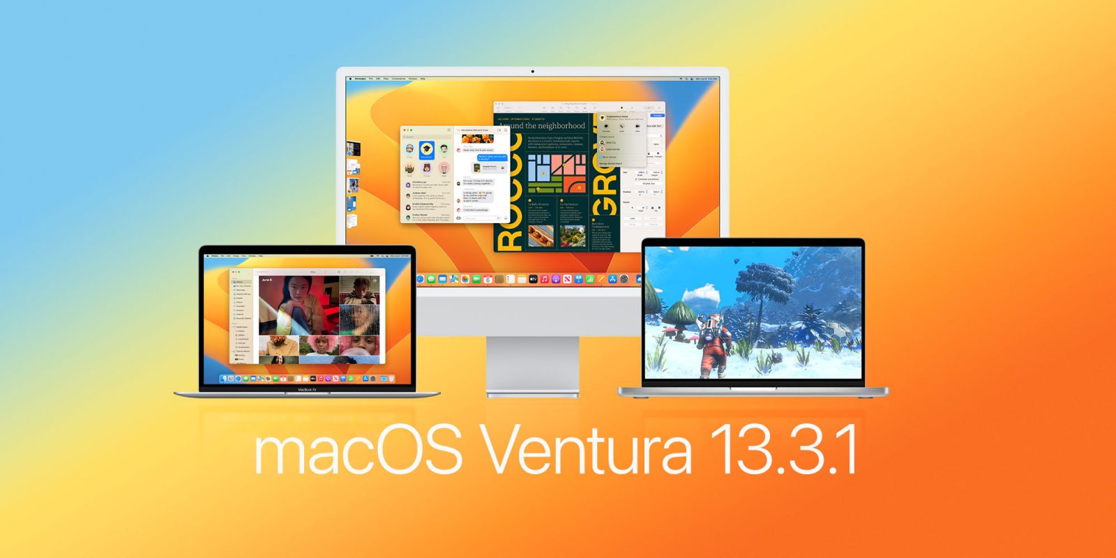 macOS 13.3.1 update