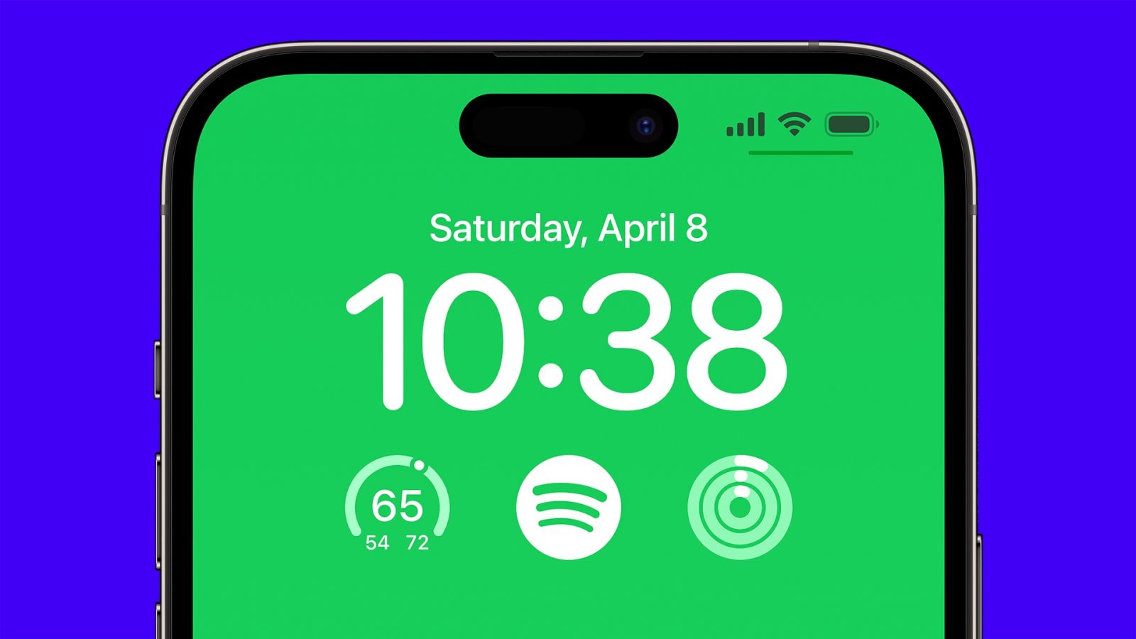 Spotify iPhone Kilit Ekranı Widget'ı