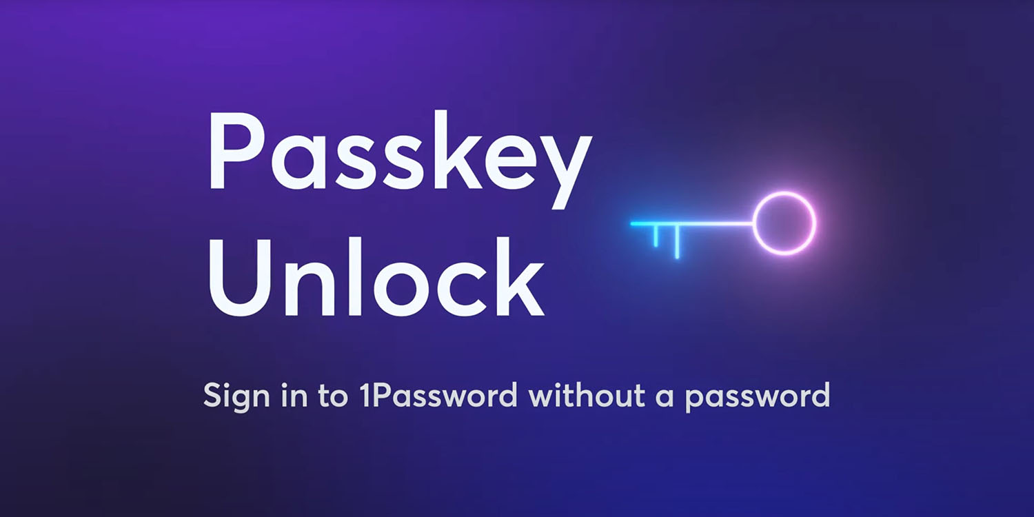 1Password passkeys