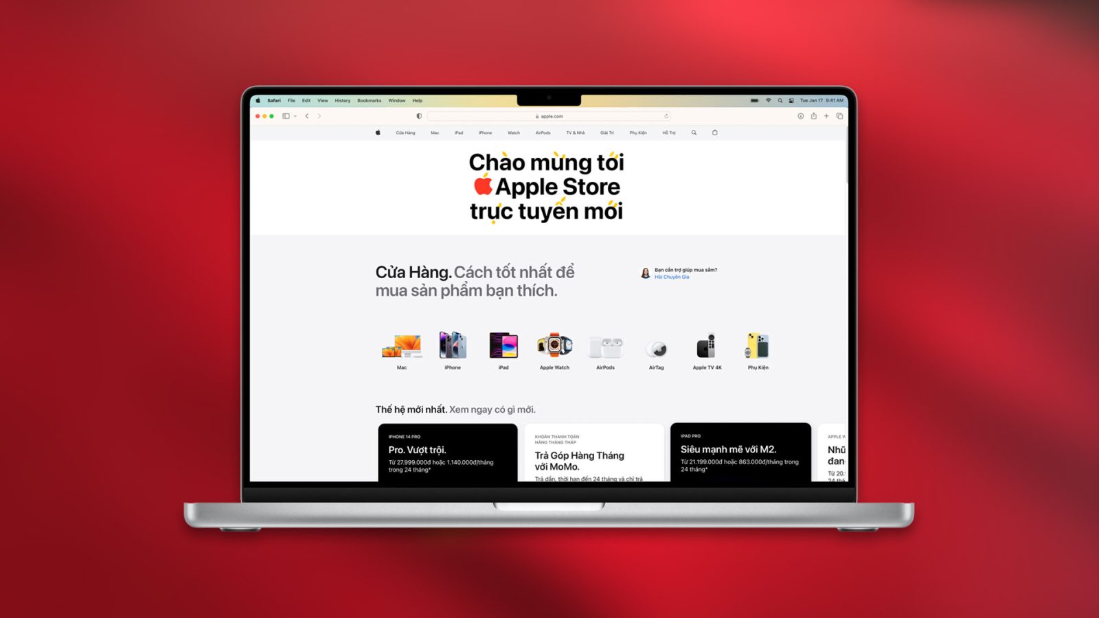 Apple launches its online store in Vietnam with customized products and Apple Watch Studio