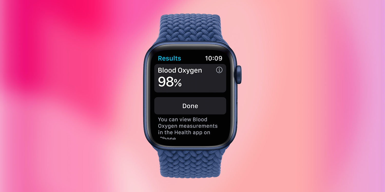 Blood oxygen monitoring online apple watch