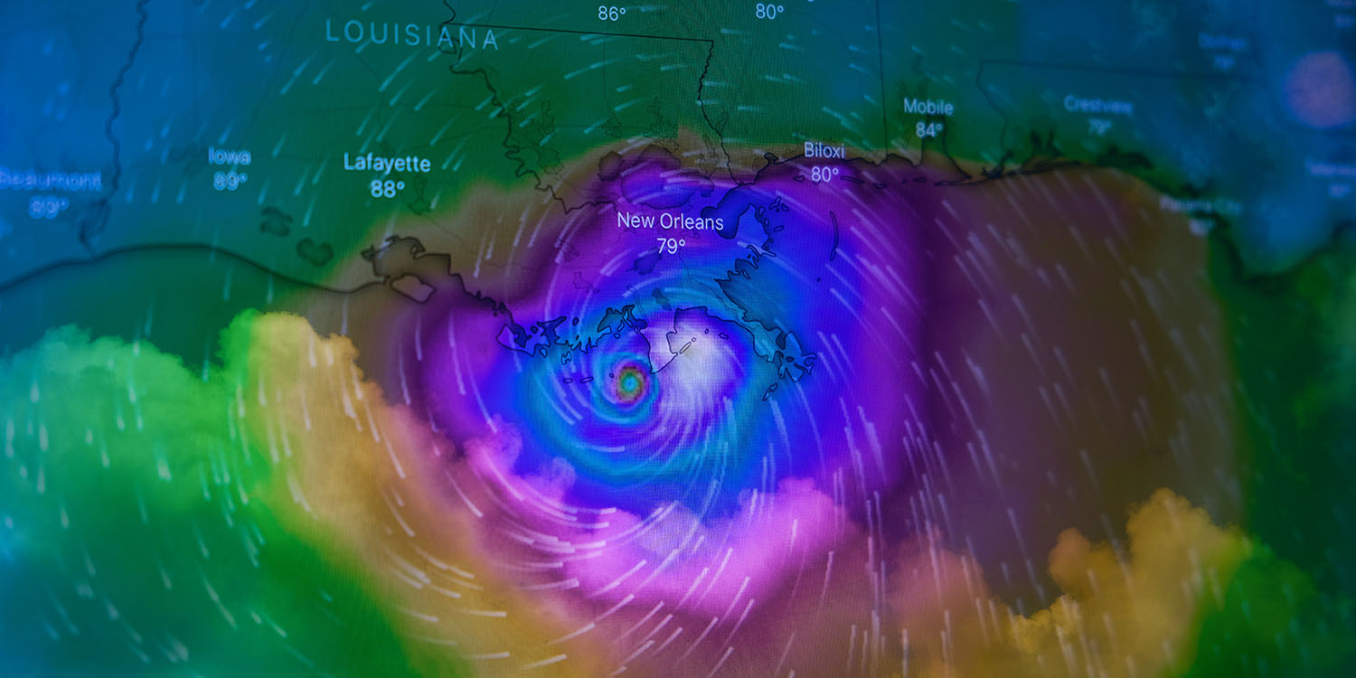 Twitter emergency alerts | Hurricane Ida radar map