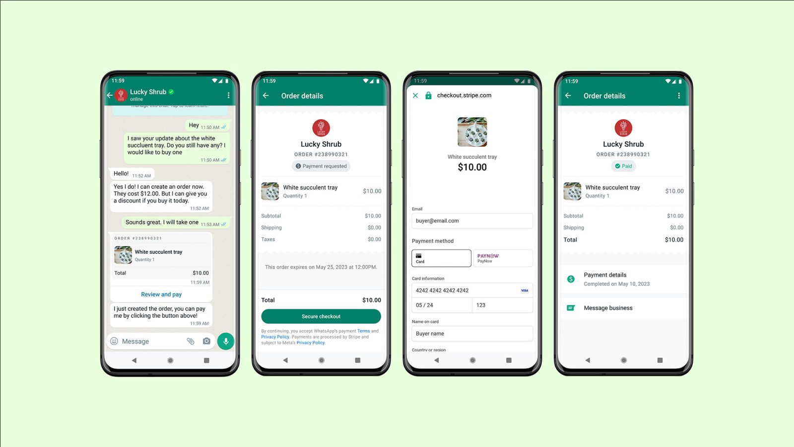 WhatsApp users in Singapore can now pay merchants directly from the app