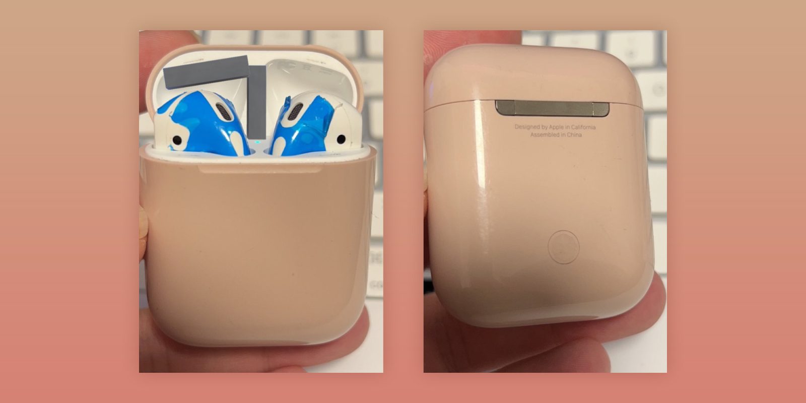 Colorful AirPods prototype