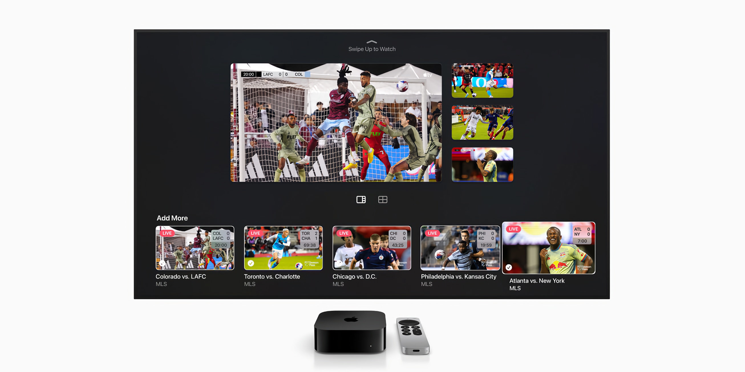 Apple TV officially launches Multiview feature for live sports in TV app
