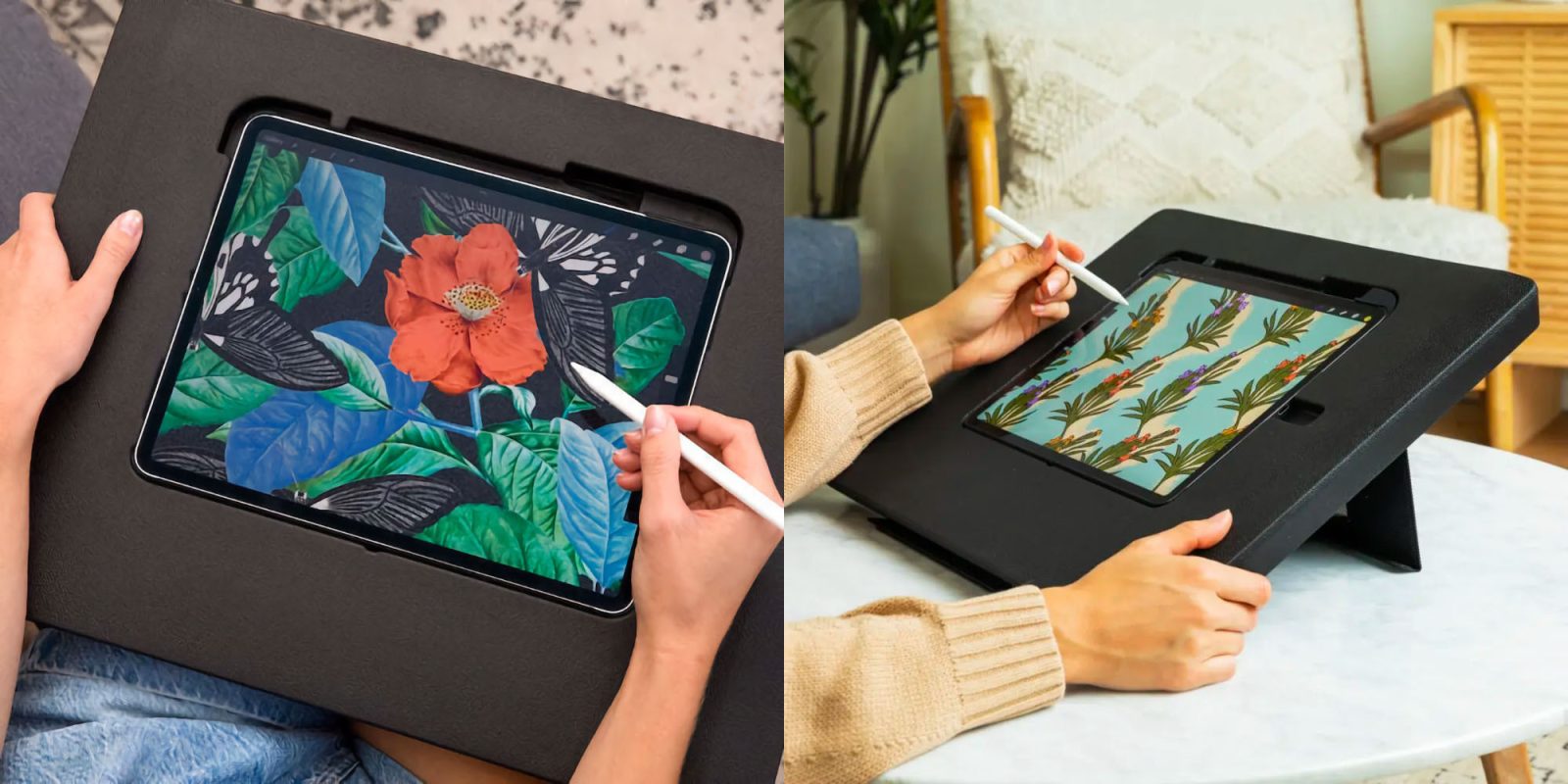 Astropad Darkboard for iPad upgraded with handy foldable stand