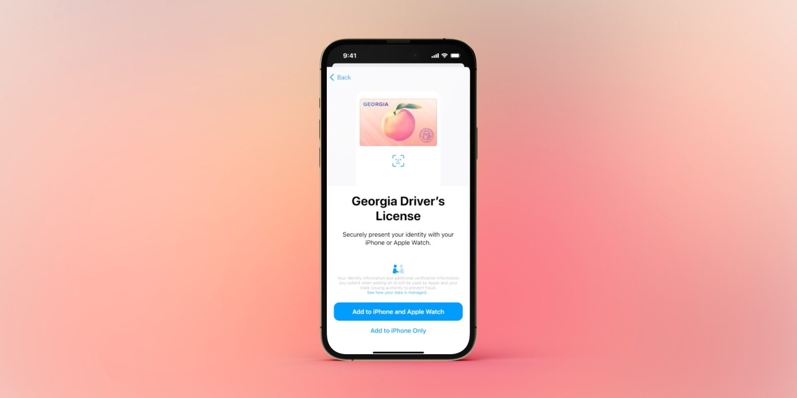 Georgia adds iPhone digital ID support
