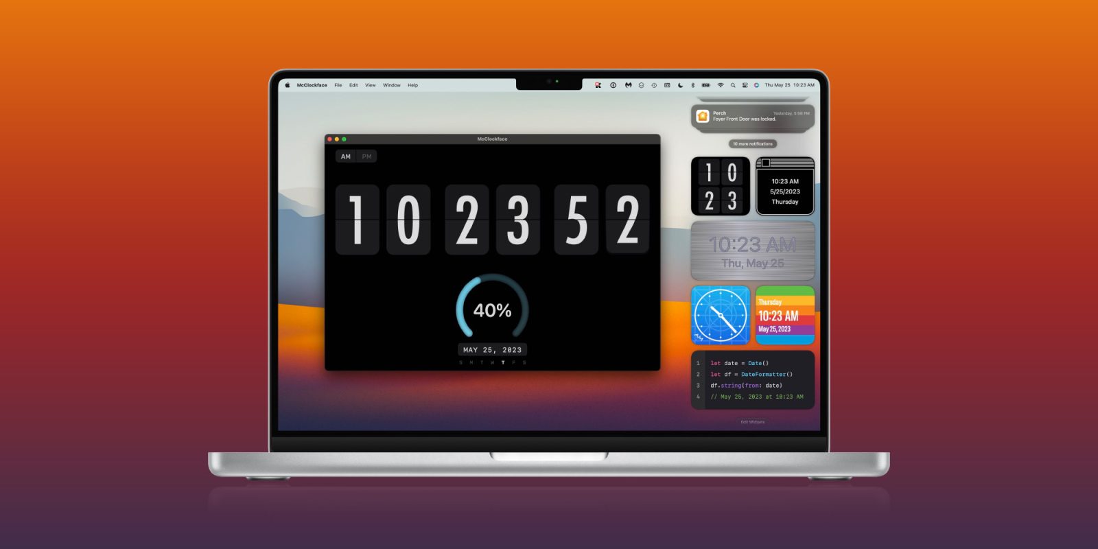 photo of Hands-on: McClockface for Mac brings its delightful customizable timekeeping to your big screen image
