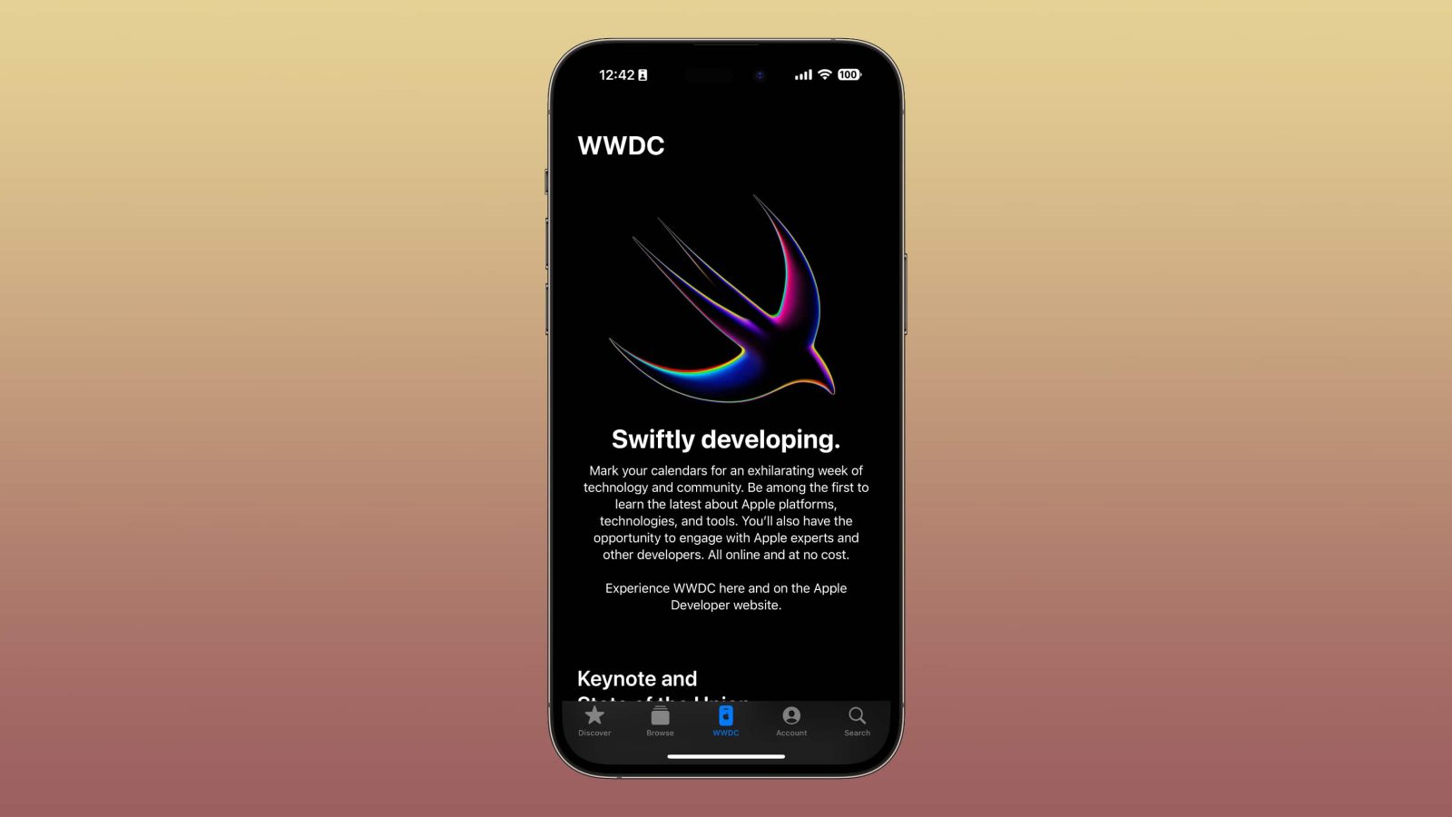 photo of Apple Developer app updated with WWDC support for keynote, session videos, more image