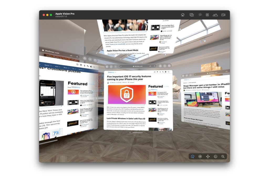 Apple Releases visionOS 1.0.2 Two Days Before Vision Pro Launch