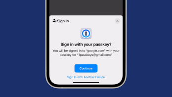 1Password app passkeys iOS 17