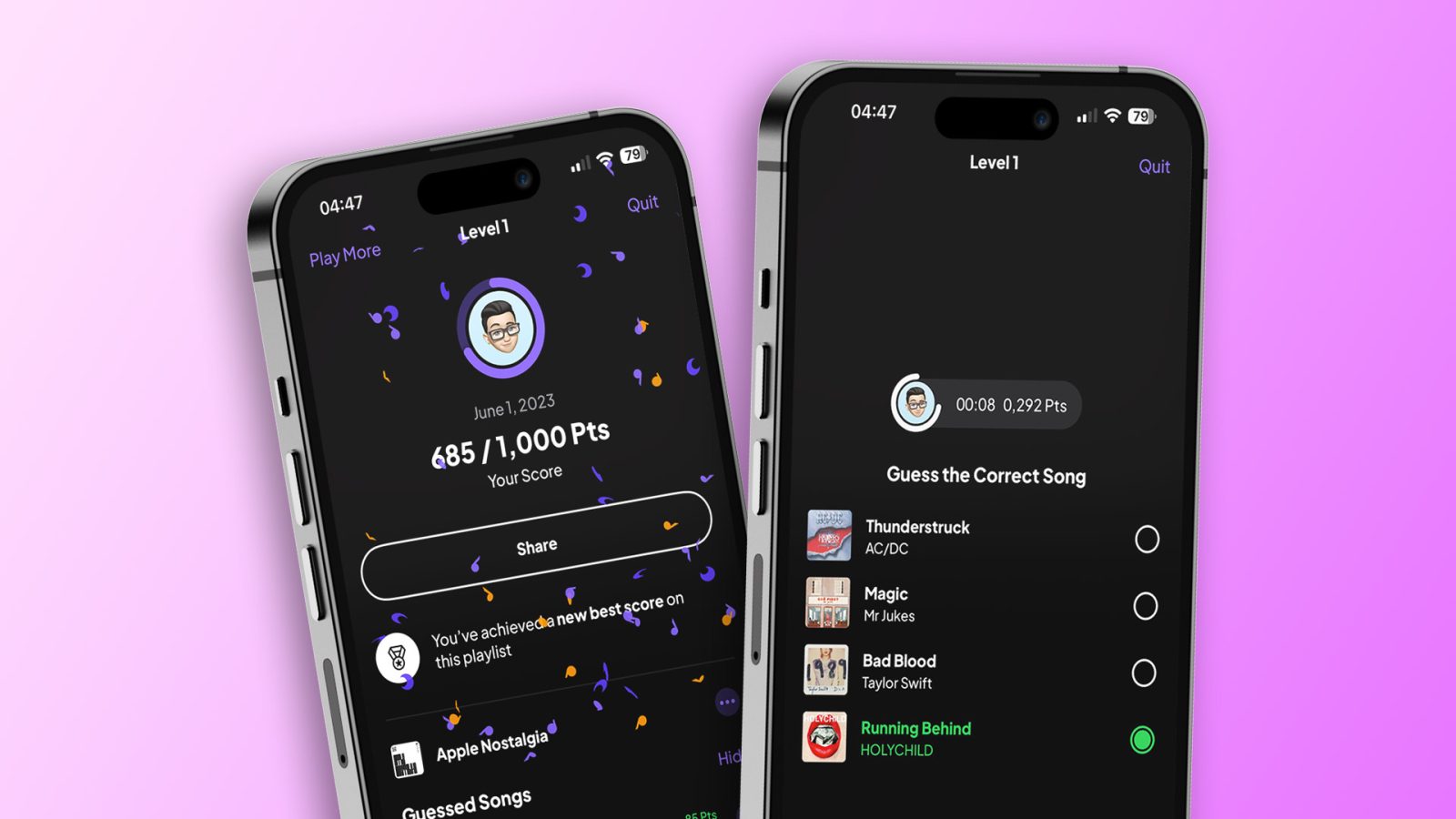 SongCapsule Quiz is a fun new iPhone game that uses your Apple Music library