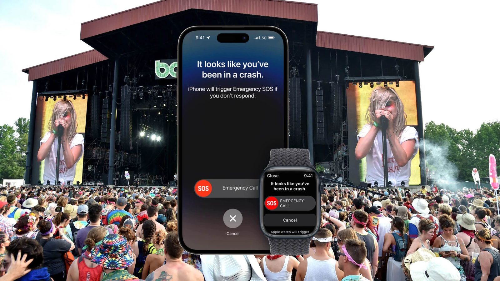 iPhone 14’s Crash Detection blamed for 5x increase in false 911 calls at Bonnaroo festival